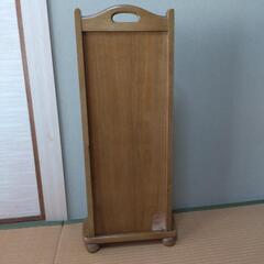木製　スリッパラックの画像