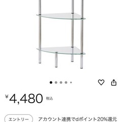 ガラス棚の画像