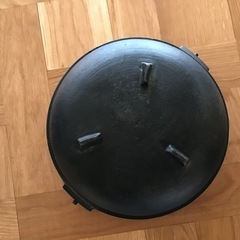 中古　エコー鉄鍋21センチの画像