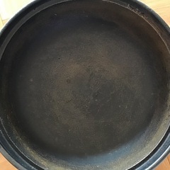 中古　エコー鉄鍋21センチの画像