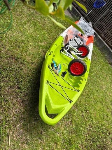 取引成立しました。タンデムカヤック色々備品付き！　