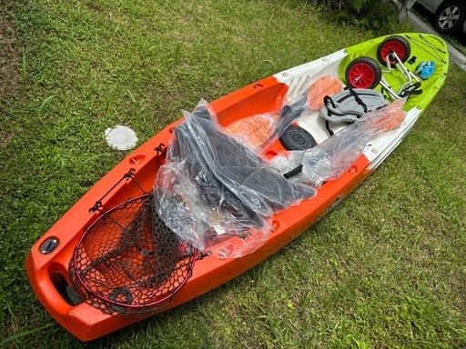 取引成立しました。タンデムカヤック色々備品付き！