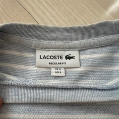LACOSTE ストライプ Tシャツ US S ラコステJP Mの画像