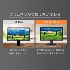 ★23.8型★ フルHD モニター アイリスオーヤマ VAパネル 白 他カラー有の画像