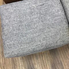 [ジャングルジャングルイズミヤ広陵店]　☆ジモティー特別価格☆　ソファー　3人がけ　オットマン付き　グレーの画像