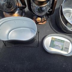 キャンプ用品ランタン半合の画像