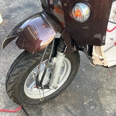 お取引感謝【実働車・転倒車両】ヤマハビーノ・インジェクション・３７Ｊ・フロント曲がりあり？値引不可の画像