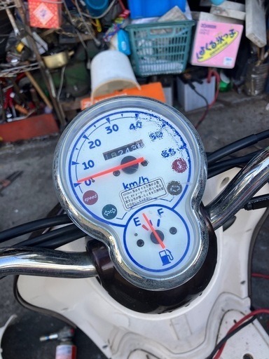 お取引感謝【実働車・転倒車両】ヤマハビーノ・インジェクション・３７Ｊ・フロント曲がりあり？値引不可