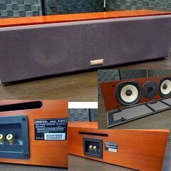 札幌市内近郊限定 ONKYO スピーカーセット D-407M×2 D-407C SL-407 D-105F×2 計6基セット 動作未確認 ジャンク品 オンキョー 新道東店の画像
