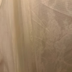 ホワイトアイボリー　レースロングワンピース　Mサイズの画像