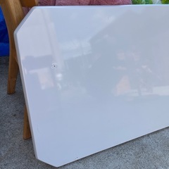 折りたたみ式テーブル　ローテーブル　センターテーブル　ホワイト　白　【横90縦60高32】の画像