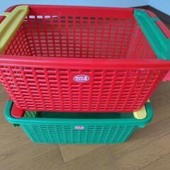 カゴ　片付け　玩具入れ　3点の画像