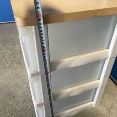 無料【格安】3段衣類収納ケース 天板付き プラケース プラタンス 格安 早い者勝ち 引取歓迎 配送OKの画像
