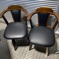 店頭引き渡し 中古  株式会社サン ダイニングセット テーブル イス 回転チェア イス4脚 家具の画像