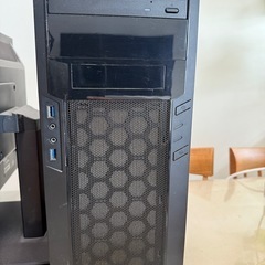 【高性能!】 デスクトップPCフルセットCore i7・メモリ16GB・モニター2台付き！の画像