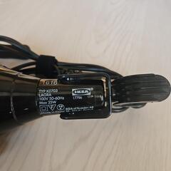 IKEA　スポットライト　黒の画像