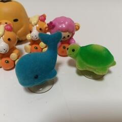 【無料】かわいいどうぶつたち 吸盤つきなど 9点の画像