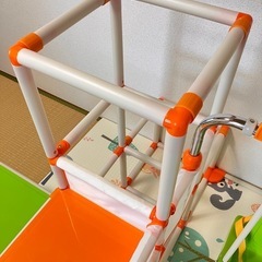 【取引中】おりたたみロングスロープキッズパークSP (ジャングルジム、ブランコ、すべり台)　の画像