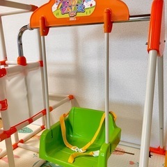 【取引中】おりたたみロングスロープキッズパークSP (ジャングルジム、ブランコ、すべり台)　の画像
