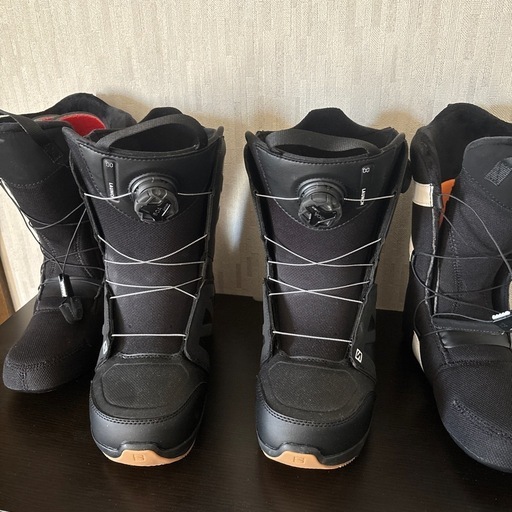 使用１回★美品【サロモン】スノーボードブーツ　LAUNCH SJ　BOA 25.5【2022-23モデル】ブラック　BK　ラウンチ　ローンチ