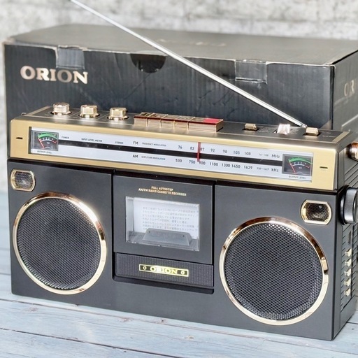 オリオン「SCR-B7」Bluetooth搭載ステレオラジオカセット