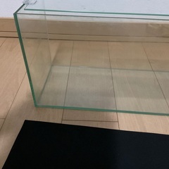 GEX 水槽　蓋付き　マット付き　60✖️20✖️25 ガラス水槽　グラステリアの画像