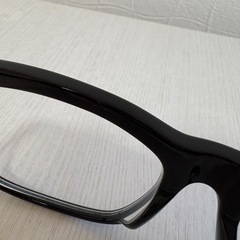 JINS ブラック 黒 メガネ 度入り 太フレームの画像