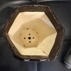 鉢　鉢皿付き　通気性バツグンの画像