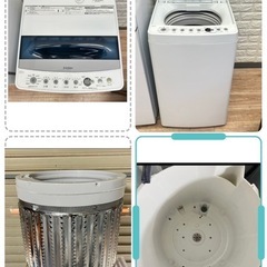 ご成約済み　配送設置0円で🆗👌冷蔵庫&洗濯機分解洗浄済み✨✨オーブンレンジ‼️の画像
