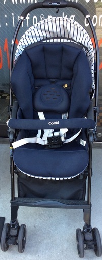 【RKGMC】特価！Combi/コンビ/ベビーカー/スゴカル 4キャス /レインカバー付き/中古品/引取歓迎