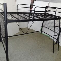 宮付き ロフトベッド ミドルタイプ  ブラック ☆札幌市白石区☆...