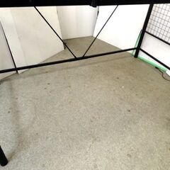 宮付き ロフトベッド ミドルタイプ  ブラック ☆札幌市白石区☆店頭お引き取り歓迎【自社配送は札幌市内限定】【倉庫保管】の画像