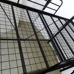 宮付き ロフトベッド ミドルタイプ  ブラック ☆札幌市白石区☆店頭お引き取り歓迎【自社配送は札幌市内限定】【倉庫保管】の画像