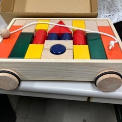 ☆値下げ☆I2507-365 引車つみき  積み木で脳トレ 将来東大も夢では無いかもの画像