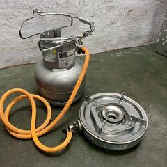 中国工業 MINI COOK ミニクックST2000 LPガス 動作確認済 調理器具 厨房 厨房機器 店舗 店舗用品 ボンベ付コンロ 保管品 ② Y1847YGの画像