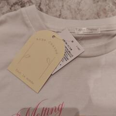 新品 タグ付き 辻希美プロデュースブランド アンジュシャルム ケーキ柄Tシャツの画像