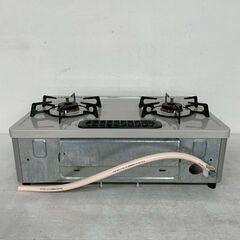 【Rinnai】リンナイ ガスコンロ KGM33NBER 2016年製 都市ガス用 水無し片面焼きグリル 2口コンロ 生活用品 右強火力 アイボリー Y1848の画像