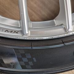 LEONIS　ホイールとタイヤセット　　WEDS LEONIS レオニス MX　4本セット
シルバー　18インチの画像