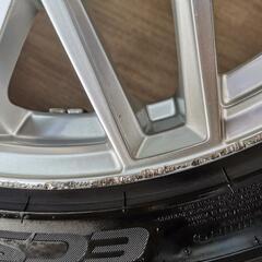 LEONIS　ホイールとタイヤセット　　WEDS LEONIS レオニス MX　4本セット
シルバー　18インチの画像