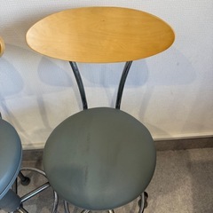 カウンターチェア　2脚セットの画像