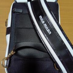 ミラミラン mila milan  白ワンショルダーバッグ ボディバックの画像