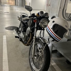 cb400ss 逆コンドル 社外マフラー タックロールシート 値下げ交渉○の画像