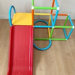 【1,000円】アンパンマン 室内ジャングルジム＆すべり台セット...