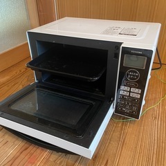 【完動品】TOSHIBA ER-S18 オーブンレンジ ホワイト 2021年製の画像
