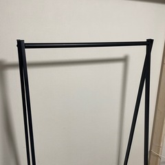 ハンガーラック アイアンウッド おしゃれなラックの画像