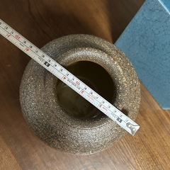 信楽焼　花瓶の画像