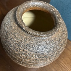 信楽焼　花瓶の画像