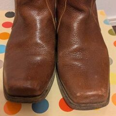 本皮靴 女性用 サイズ23.5センチの画像