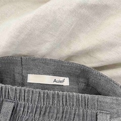 AuieF ベルト付きワイドパンツの画像