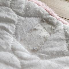 冬用　ベビー　寝具　ピンク色の画像